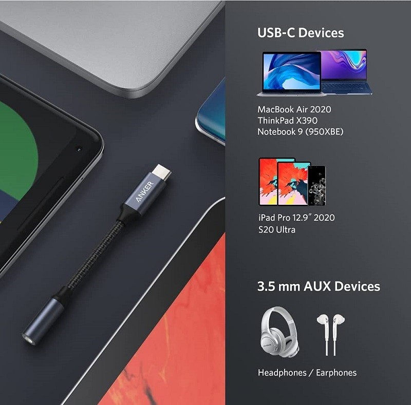 支援 96kHz / 24bit,Anker 推出全新 USB Type-C > 3.5mm 轉接頭 支援 96kHz / 24bit,Anker 推出全新 USB Type-C > 3.5mm 轉接頭