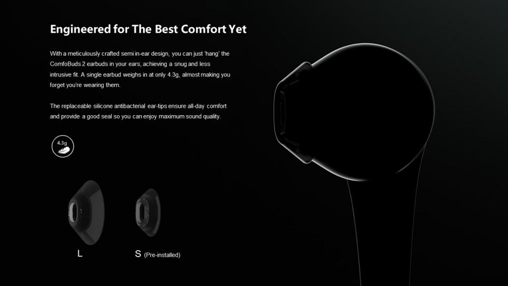 功能突破體積限制 – 1MORE Comfobuds 2 功能突破體積限制 – 1MORE Comfobuds 2