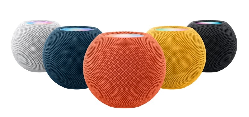 HomePod mini 將推出橙、黃、藍三款全新顏色