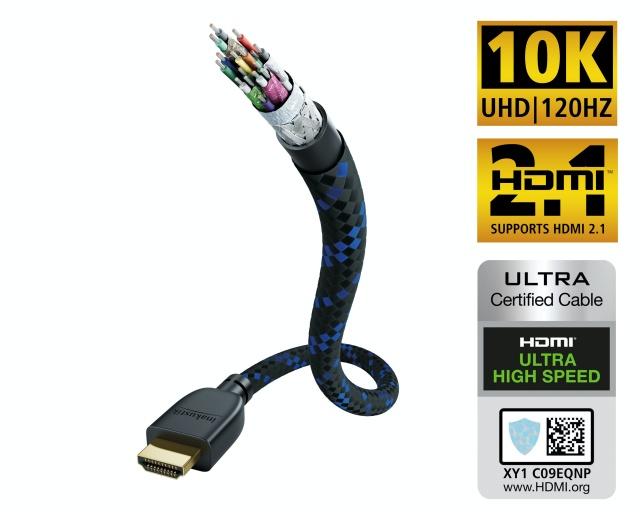 Inakustik 敏力綫 新款 HDMI 2. 1 線 (HDMI 組織認証)