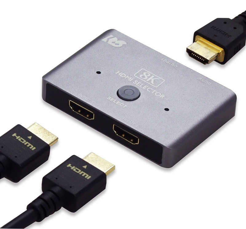 支援 8K,RATOC Systems 推出全新二入一出 HDMI 選擇器 RS-HDSW21-8K 支援 8K,RATOC Systems 推出全新二入一出 HDMI 選擇器 RS-HDSW21-8K