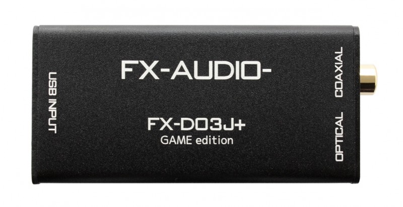 新世代遊戲機與舊世代解碼橋樑，FX-AUDIO 推出全新 FX-D03J+ GAME edition