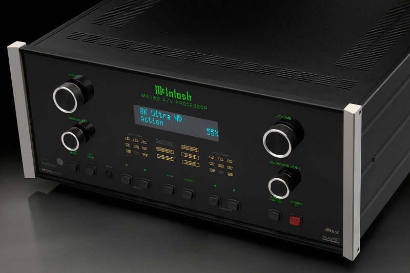支援 8K / 4K 影像,McIntosh 推出全新 AV 環繞聲旗艦前級 MX180 支援 8K / 4K 影像,McIntosh 推出全新 AV 環繞聲旗艦前級 MX180