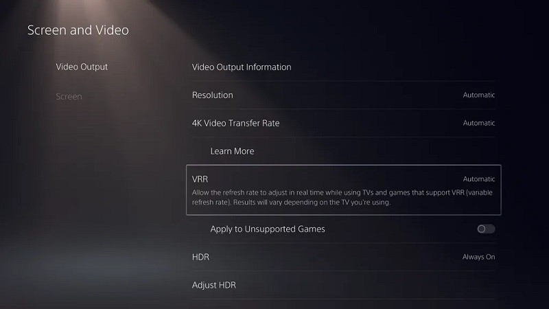 PS5 將支援 HDMI 2.1 相容可變更新率設定，強化遊戲視覺效能