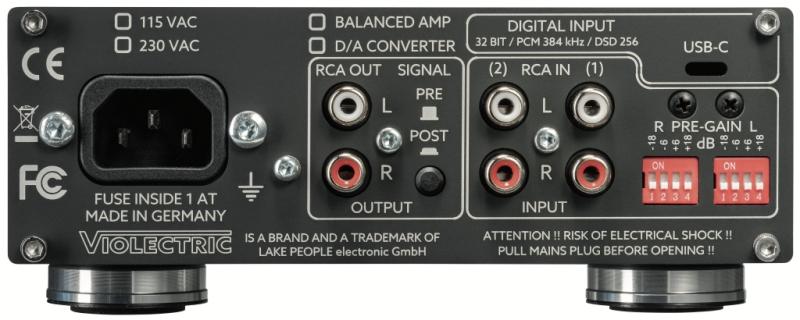 久違了的解碼、耳擴、前級一體化 Violectric DHA V226