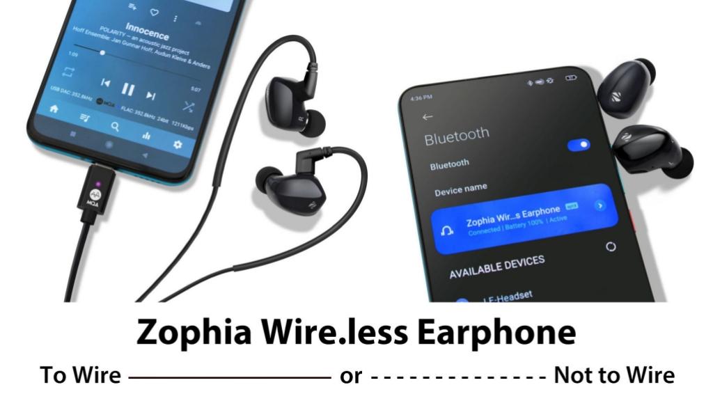 兩種形態玩出無限可能 Zorloo Zophia Wire.less 耳機 兩種形態玩出無限可能 Zorloo Zophia Wire.less 耳機