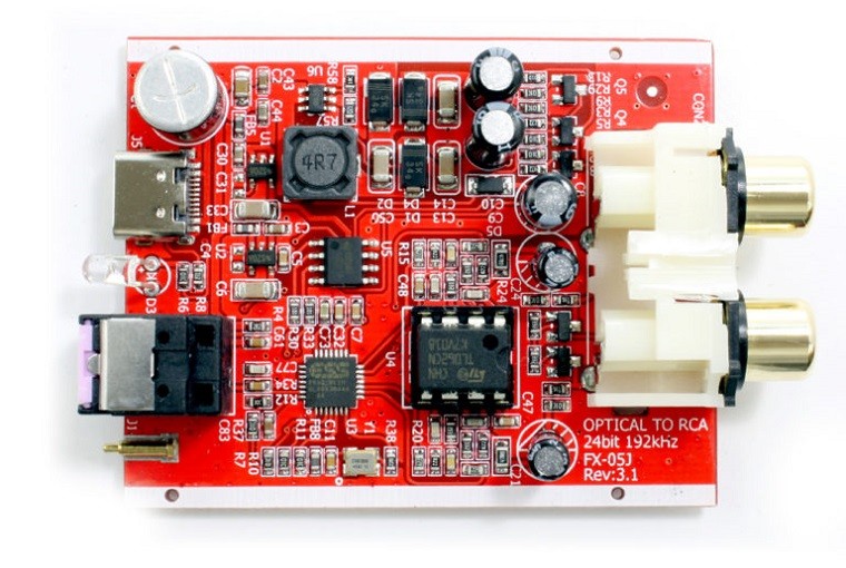 FX-AUDIO 推出全新小型光纖解碼器 FX-05J