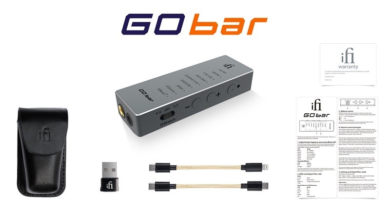 iFi Audio 推出全新便攜式 DAC 耳機放大器 GO Bar iFi Audio 推出全新便攜式 DAC 耳機放大器 GO Bar