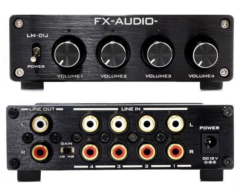 FX-Audio 推出全新混音 / 前級放大器 LM-01J FX-Audio 推出全新混音 / 前級放大器 LM-01J
