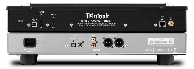 McIntosh 推出全新 Hi-End 級 AM / FM 調諧器 MR89