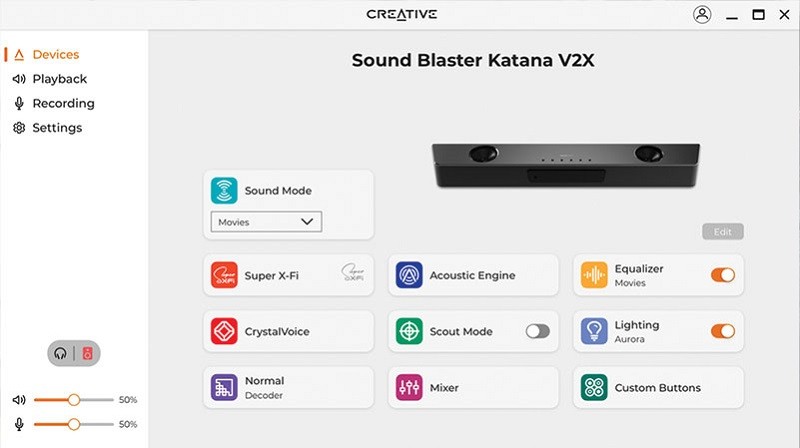 打機、聽歌、睇戲皆宜，Creative 推出全新 Soundbar 系統 Sound Blaster Katana V2X