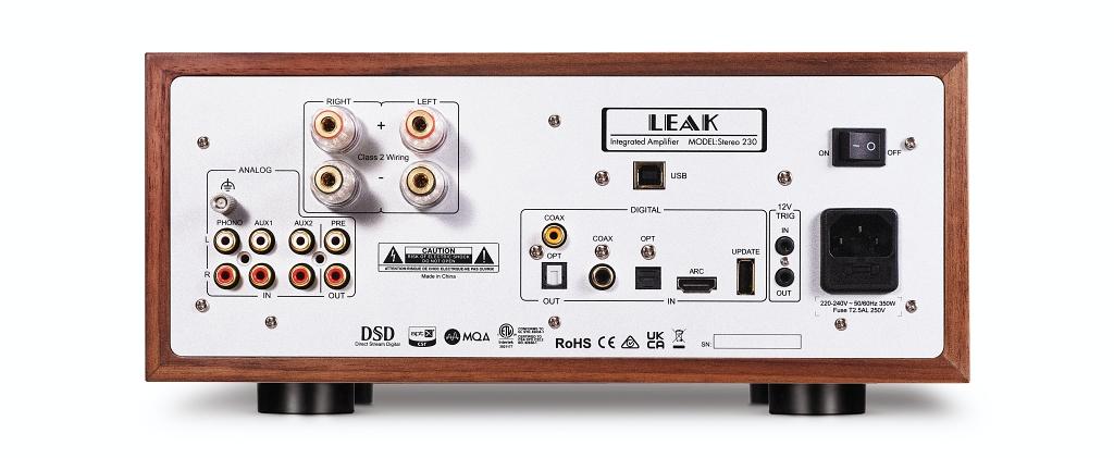 典雅復古與領先技術的完美結合 LEAK STEREO 230 解碼合併擴音機