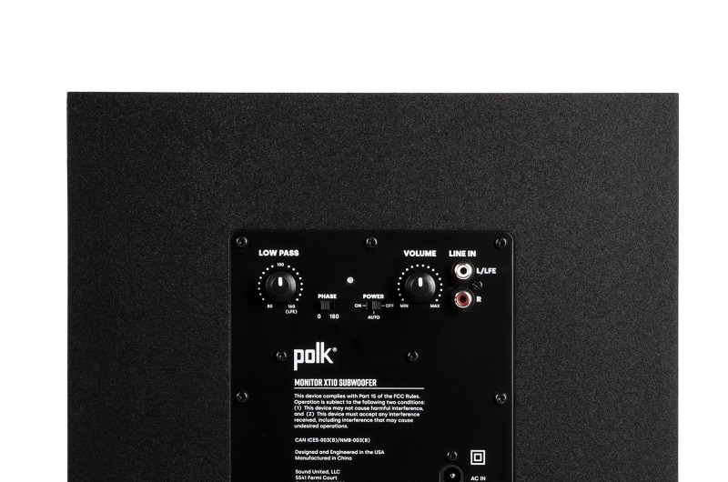 Polk Audio 推出全新 Monitor XT10 超低音喇叭 Polk Audio 推出全新 Monitor XT10 超低音喇叭