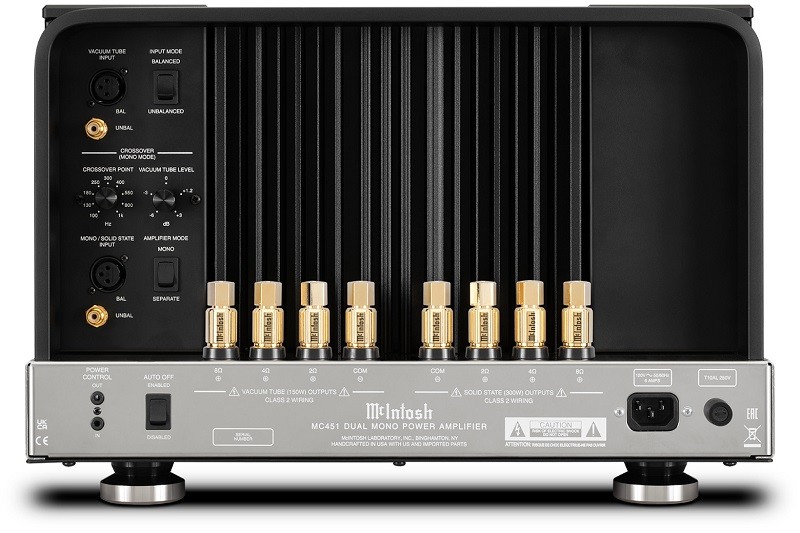 Hybrid Drive 混血技術加持,McIntosh 推出全新雙單聲道後級 MC451 Hybrid Drive 混血技術加持,McIntosh 推出全新雙單聲道後級 MC451