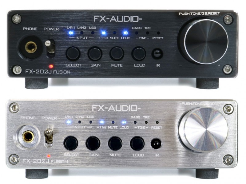 FX-AUDIO 推出全新合併式放大器 FX-202J FUSION FX-AUDIO 推出全新合併式放大器 FX-202J FUSION