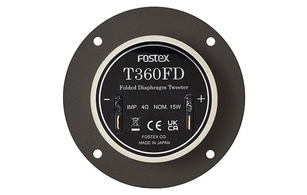 Fostex 推出首款折疊式振膜高音單元 T360FD