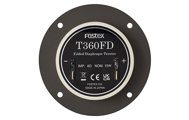 Fostex 推出首款折疊式振膜高音單元 T360FD Fostex 推出首款折疊式振膜高音單元 T360FD