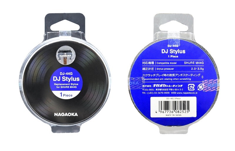 NAGAOKA 宣布為 SHURE DJ 唱頭 M44G 推出全新 DJ-44G 替換用唱針