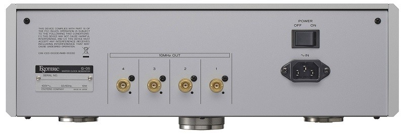 Esoteric 發布全新主時鐘產生器 G-05 Esoteric 發布全新主時鐘產生器 G-05