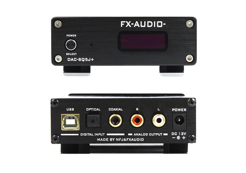 FX-AUDIO 推出全新 DAC-SQ5J+ 小型解碼器