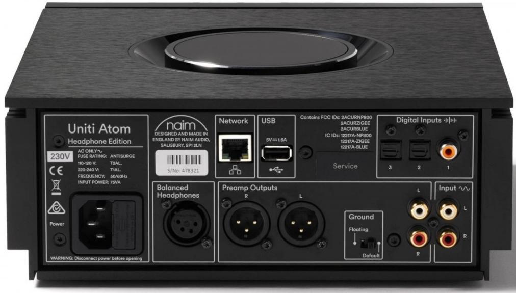 Naim Audio Uniti Atom Headphone Edition 網路串流耳擴前級 Naim Audio Uniti Atom Headphone Edition 網路串流耳擴前級