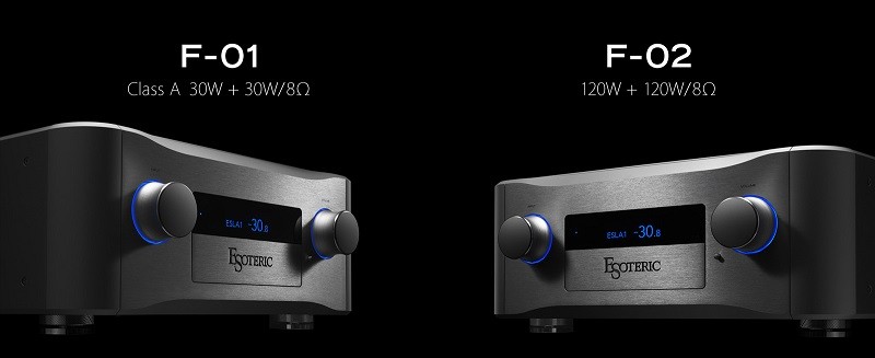 Esoteric 發布「F-01」和「F-02」兩款全新 F 系列合併式放大器 Esoteric 發布「F-01」和「F-02」兩款全新 F 系列合併式放大器