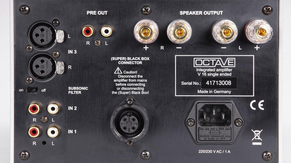 音色優美、令人心動 Octave V16 Single Ended 單端膽合併擴音機 音色優美、令人心動 Octave V16 Single Ended 單端膽合併擴音機