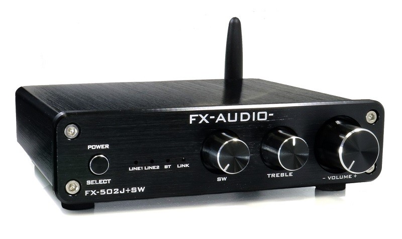 FX-AUDIO 推出全新 2.1 聲道功能合併放大器 FX-502J+SW FX-AUDIO 推出全新 2.1 聲道功能合併放大器 FX-502J+SW