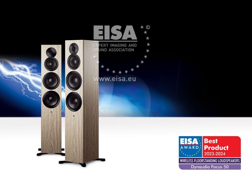 Dynaudio Focus 50 無線座地揚聲器榮獲 EISA 23-24 年度最佳產品獎 Dynaudio Focus 50 無線座地揚聲器榮獲 EISA 23-24 年度最佳產品獎