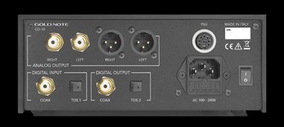 GoldNote 推出全新光碟播放器 CD-10 GoldNote 推出全新光碟播放器 CD-10