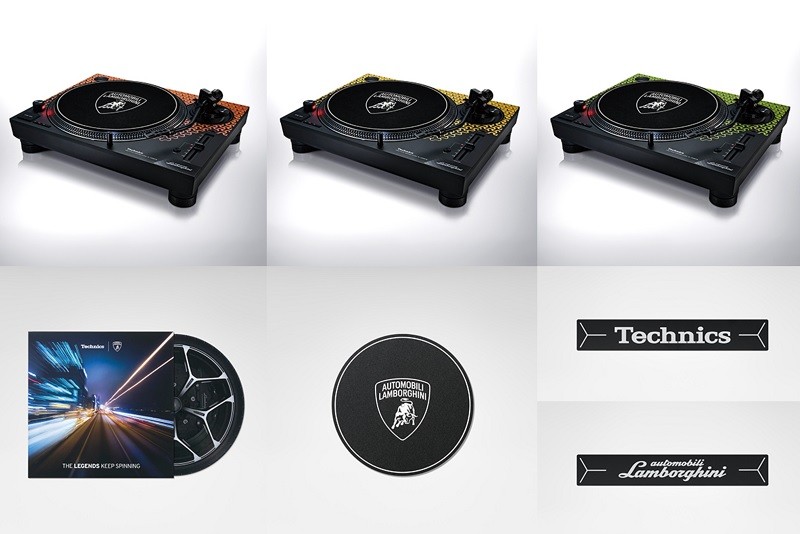 Technics 推出與林寶堅尼合作款式 SL-1200M7B 黑膠唱盤