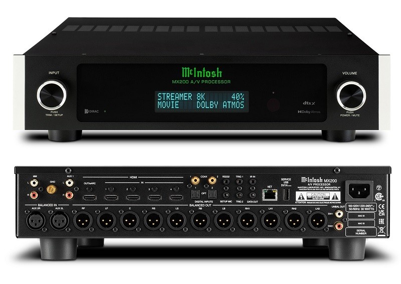 McIntosh 推出全新 A/V 處理器 MX200