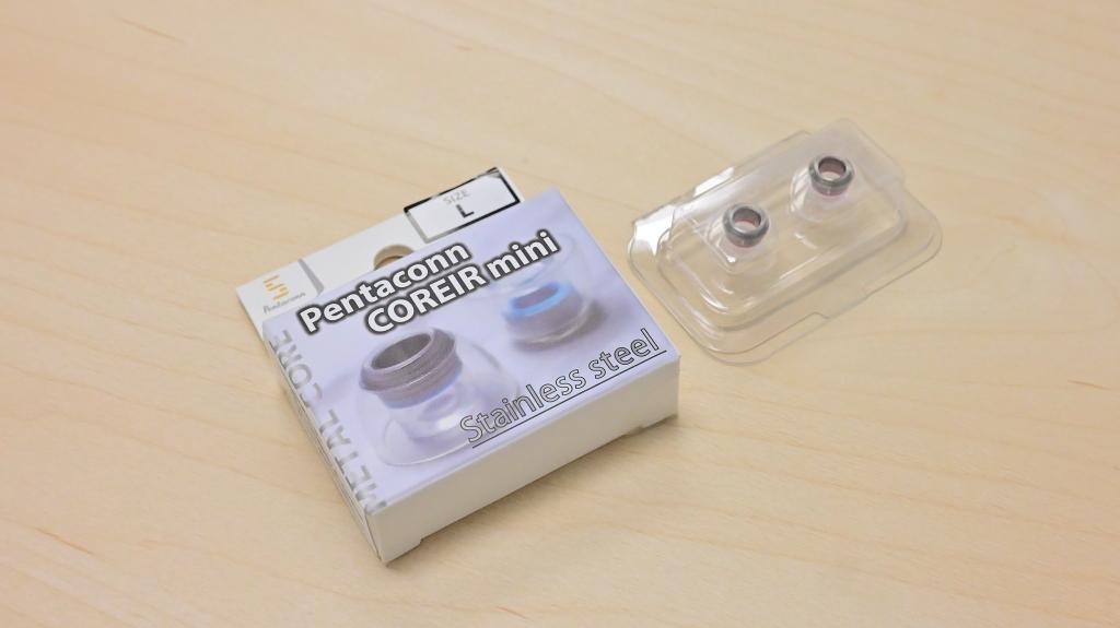 Pentaconn COREIR mini STAINLESS STEEL 入耳式升級耳膠登場