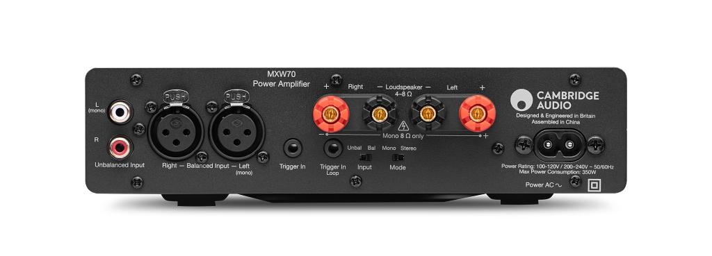 小巧強大：Cambridge Audio MXW70 後級放大器