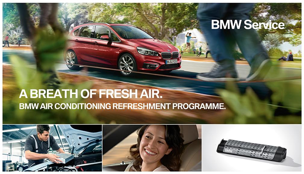 A Breath of Fresh Air. BMW Air Conditioning Refreshment Programme A Breath of Fresh Air. BMW Air Conditioning Refreshment Programme