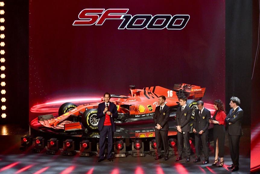 全新 SF1000 —— 向法拉利車隊第 1000 場 F1 大獎賽致敬