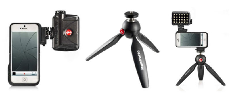 ￼Manfrotto KLYP 隨身拍及 PIXI 隨身三腳架