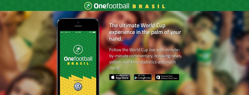 Volkswagen 推出 “Onefootball Brasil” App Volkswagen 推出 “Onefootball Brasil” App