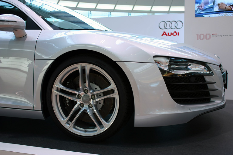 Audi R8 at Haneda Airport