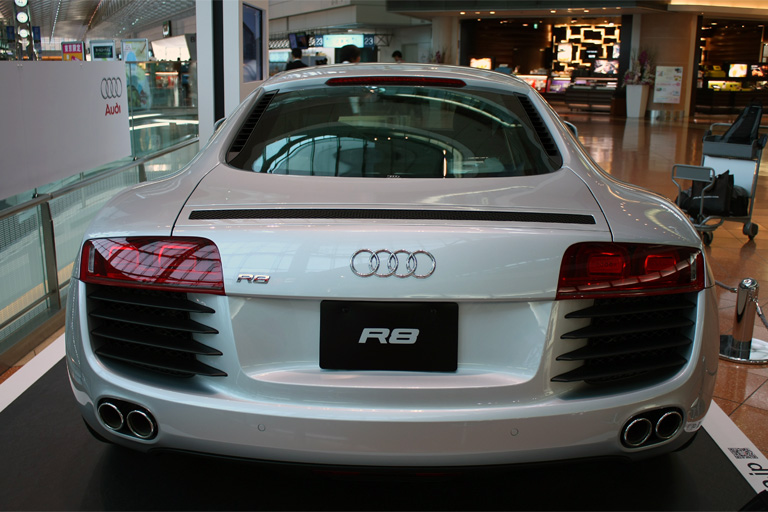 Audi R8 at Haneda Airport