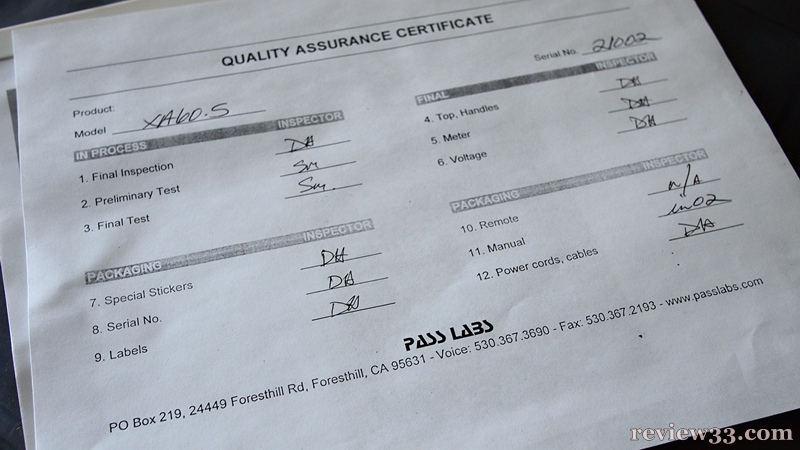 Pass Labs XA60.5