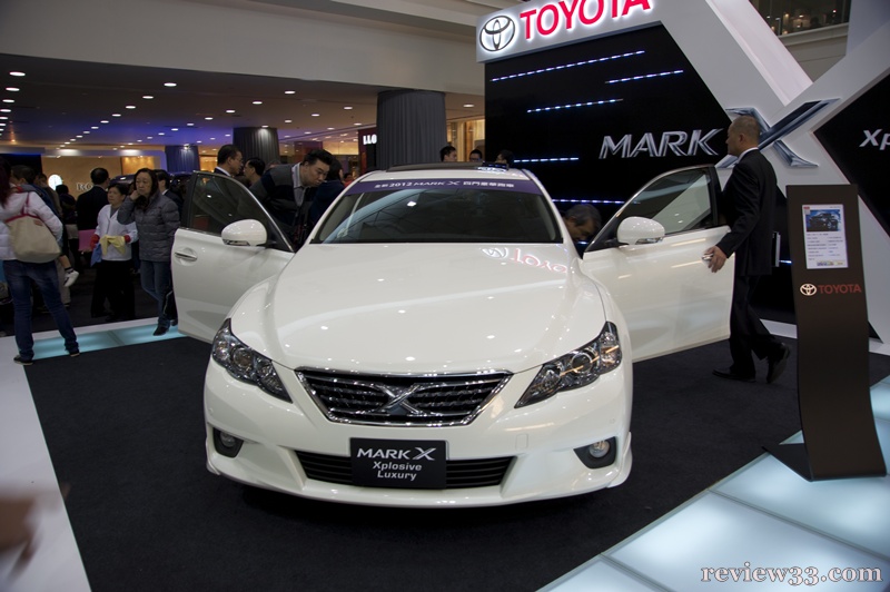 豐田 Mark X 豪華四門跑車首次展出 (2012 年 1 月 7 至 8 日) 豐田 Mark X 豪華四門跑車首次展出 (2012 年 1 月 7 至 8 日)