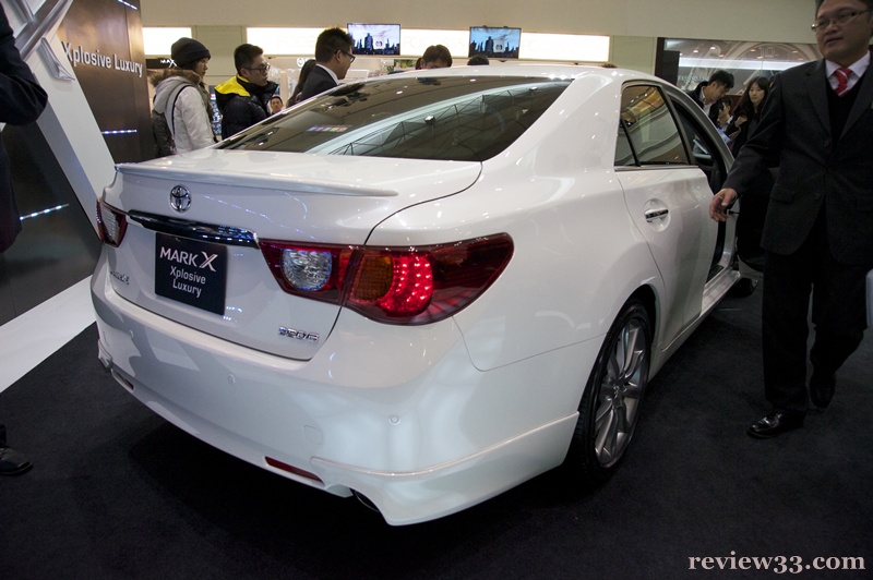 豐田 Mark X 豪華四門跑車首次展出 (2012 年 1 月 7 至 8 日) 豐田 Mark X 豪華四門跑車首次展出 (2012 年 1 月 7 至 8 日)